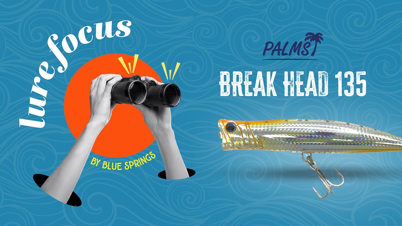 Palms Break Head 135 - Popper per lo spinning al serra e alla leccia - Lure Focus by Blue Springs