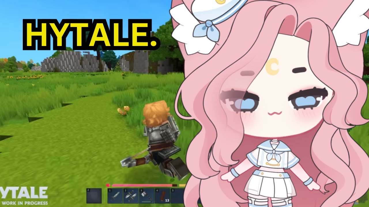 FIRST TIME PLAYING HYTALE.【mooni】