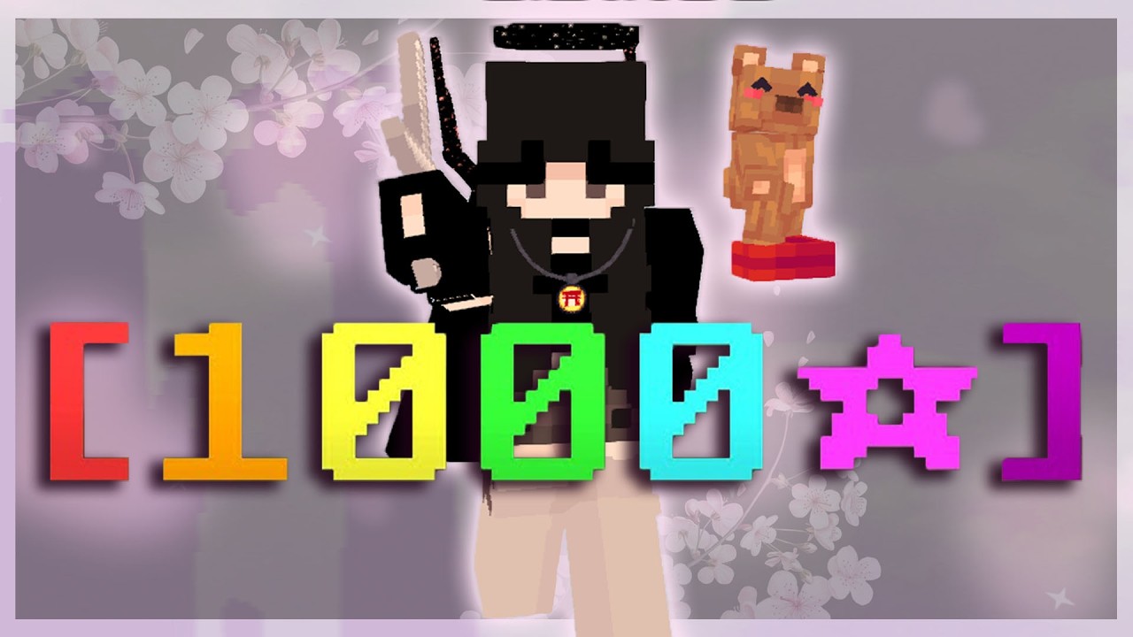 Montaż 1000 gwiazdek Bedwars + zrzut klip&oacute;w z Bedwars