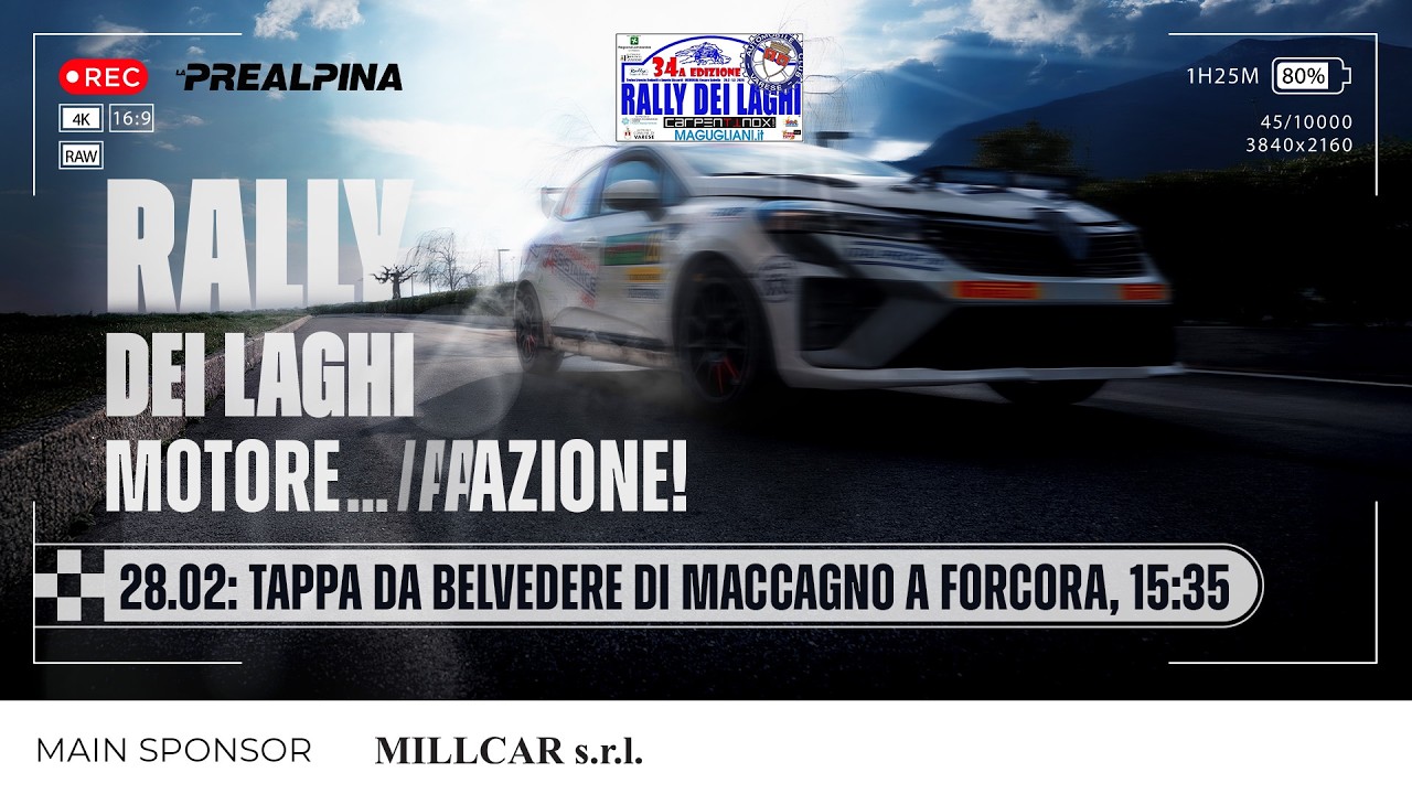 Rally dei Laghi 2026 - Forcora Sabato 28/02