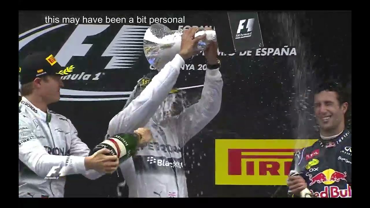 Nico Rosberg being iconic for 3 minutes straight
