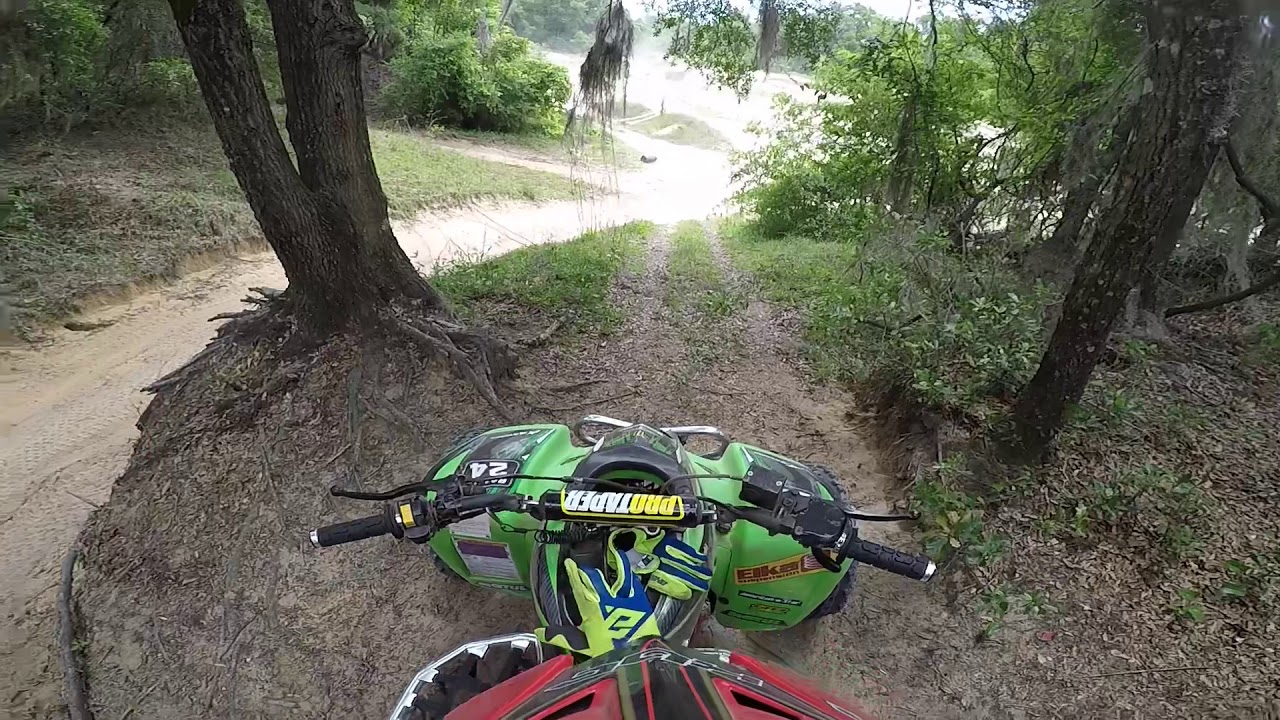 KFX400 first ride.