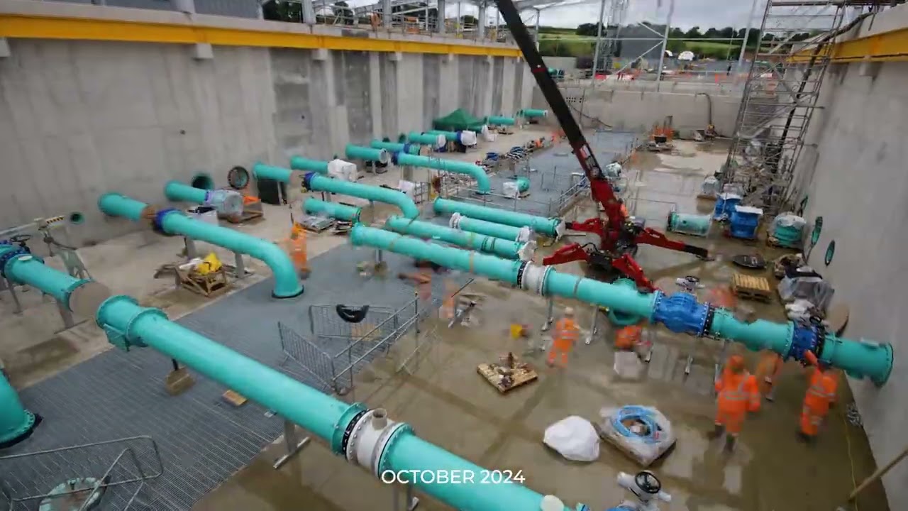 Milestone moment at Oswestry water treatment works