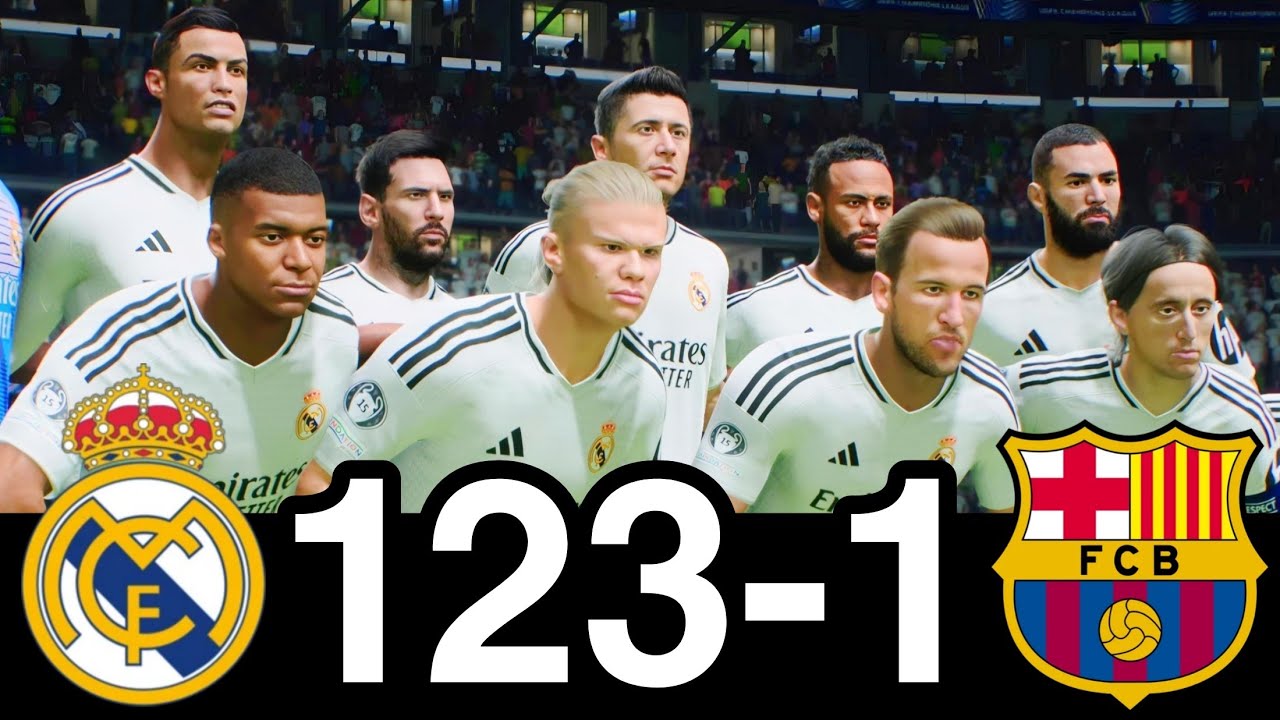 FC 25 -MESSI RONALDO NEYMAR & MBAPPE | ALL STARS |  AL NASSR 100-0 MANCHESTER UNITED