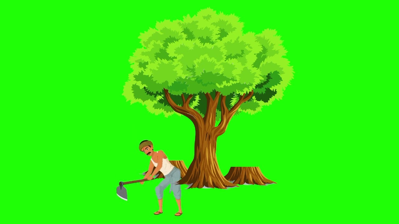 किसान कार्टून ग्रीन स्क्रीन वीडियो/youtube Green Screen Video/kisan Catoon character Video