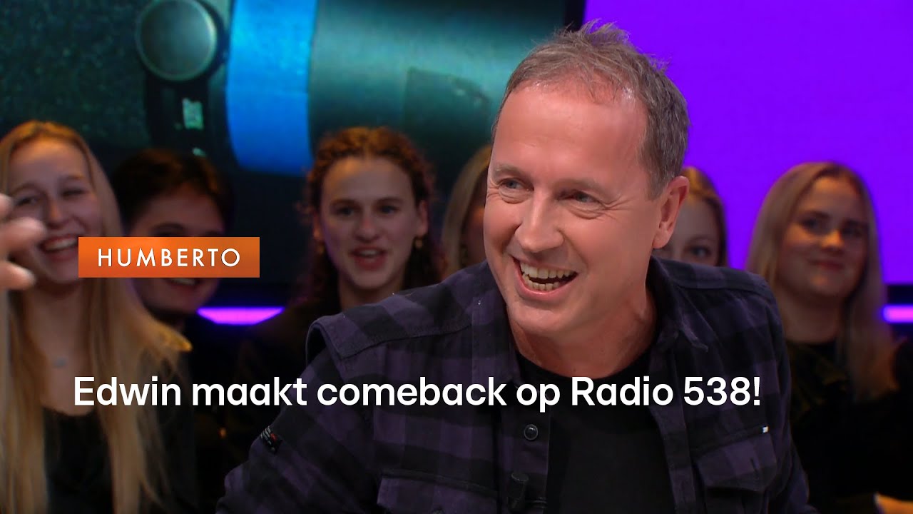 Edwin Evers terug met nieuw programma op 'magische' vrijdagmiddag | HUMBERTO