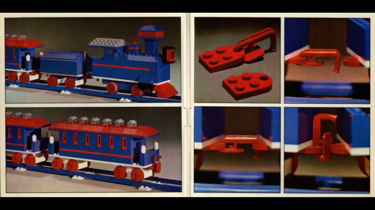 Lego Classic Trains 1966-67 Summary, Beginning of the Blue era