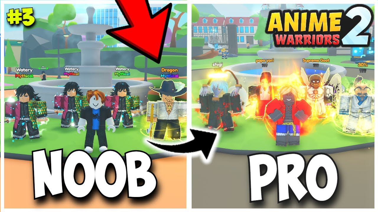 Noob To Pro In Anime Warriors Simulator 2 Pt. 3 - Pay 2 win! I Got My First Shiny Mythical