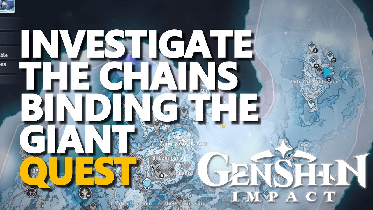 Investigate the chains binding the giant Genshin Impact