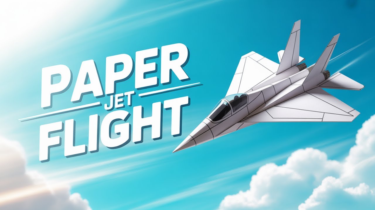 DIY Paper Fighter Jet Tutorial | Easy Origami Jet Plane for Kids & Adults