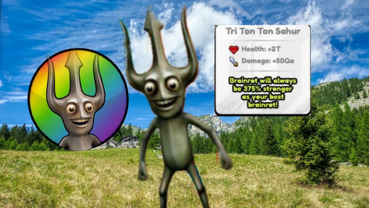 ОБЗОР НА БРЕЙНРОТА TRI TON TON TON SANUR BRAINROT EVOLUTION 