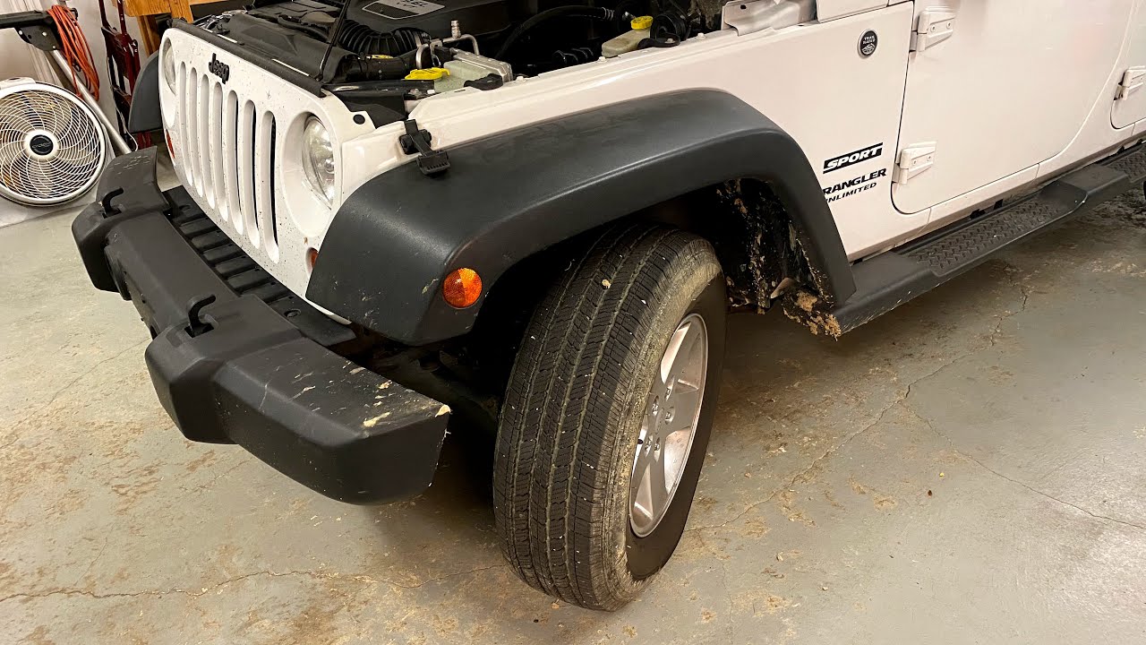 Replacing side marker light and wiring harness on 2013 jeep wrangler