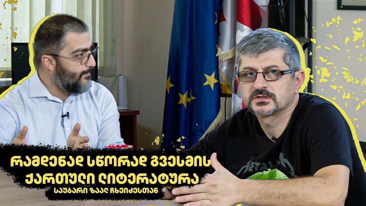რამდენად სწორად გვესმის ქართული ლიტერატურა - საუბარი ზაალ ჩხეიძესთან - “აპოლიტიკური კოდი”