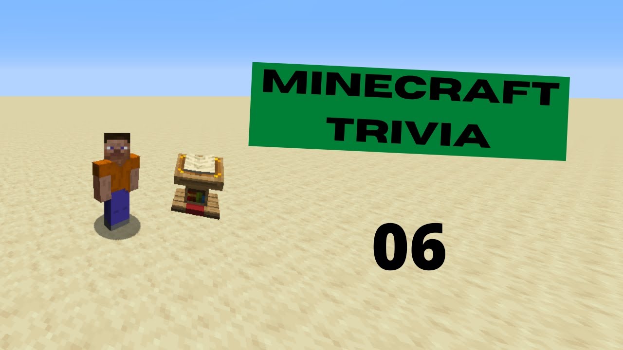 TYPES OF BEACHES? | Minecraft Trivia - Episode 6