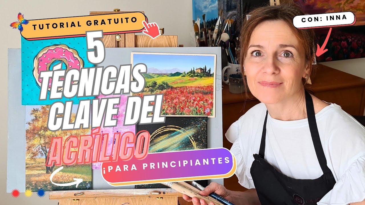 ¿Por qué TODOS AMAN la pintura acrílica? / Parte 2 Técnicas ESENCIALES