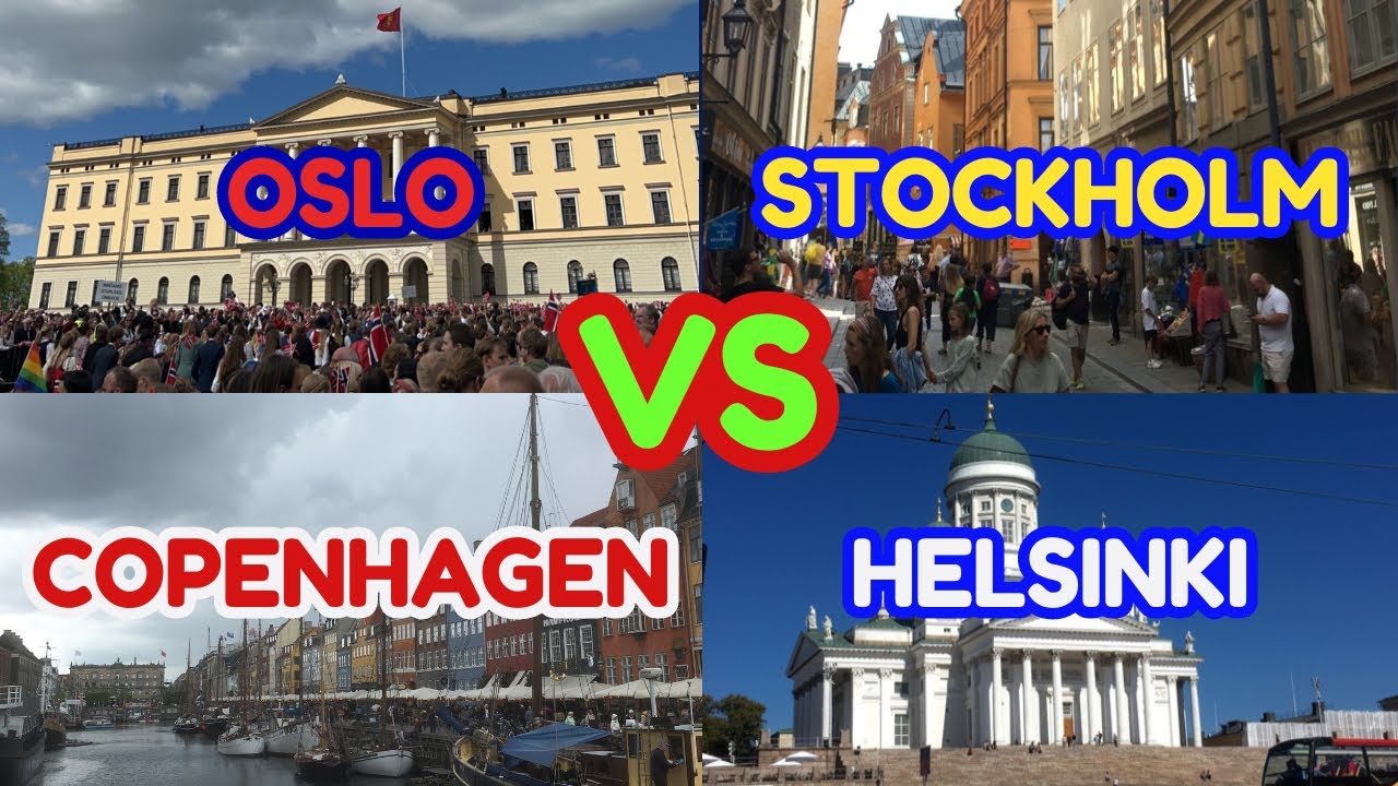 🇳🇴 ОСЛО против 🇸🇪 СТОКГОЛЬМ против 🇫🇮 ХЕЛЬСИНКИ против 🇩🇰 КОПЕНГАГЕН — какая скандинавская столиц...