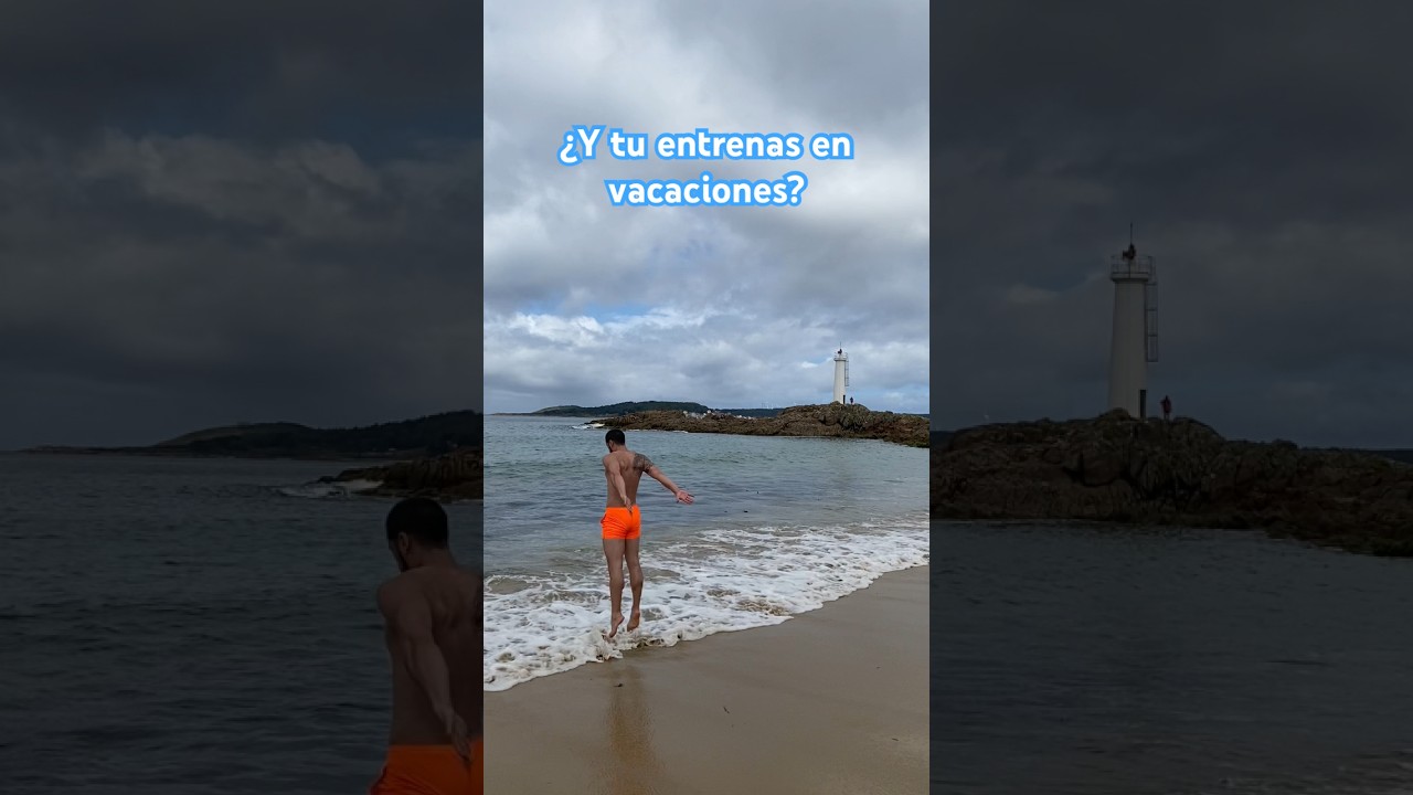 Squat jump en la playa #personaltrainerlife #vertical