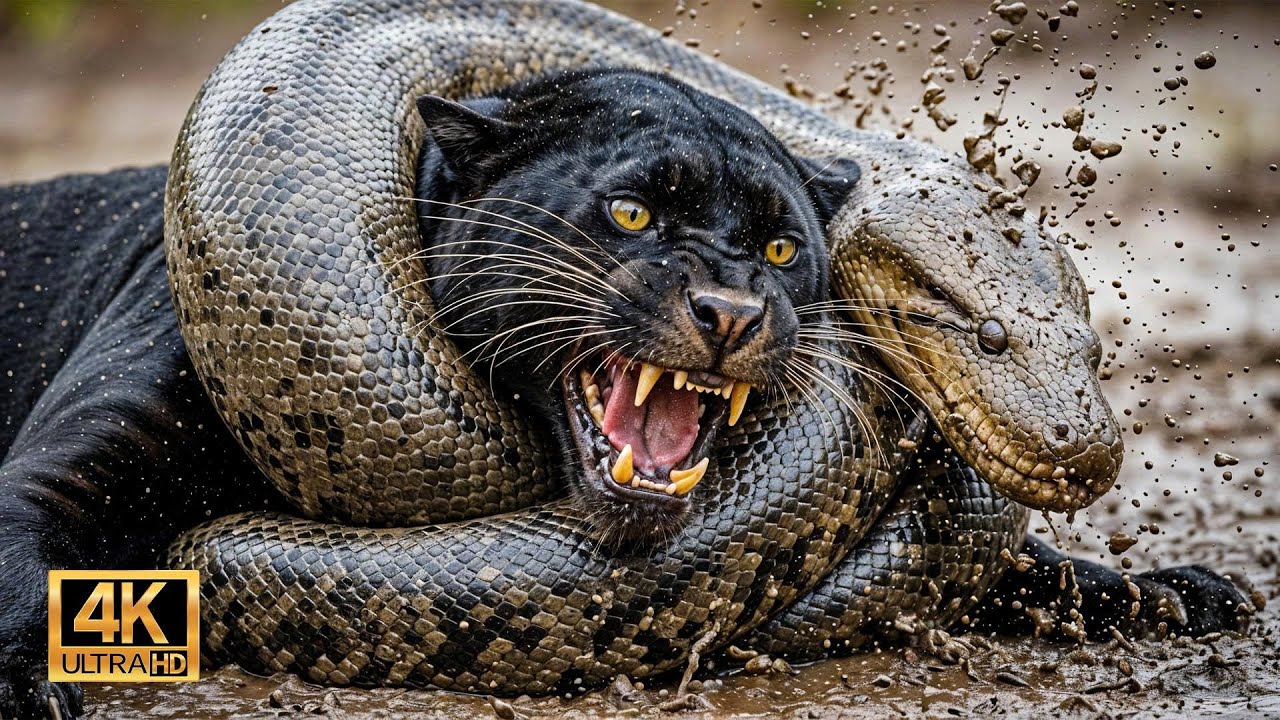 CHACO SERRANO - El enfrentamiento con la muerte Anaconda  #animalessalvajes | Natureza Vida