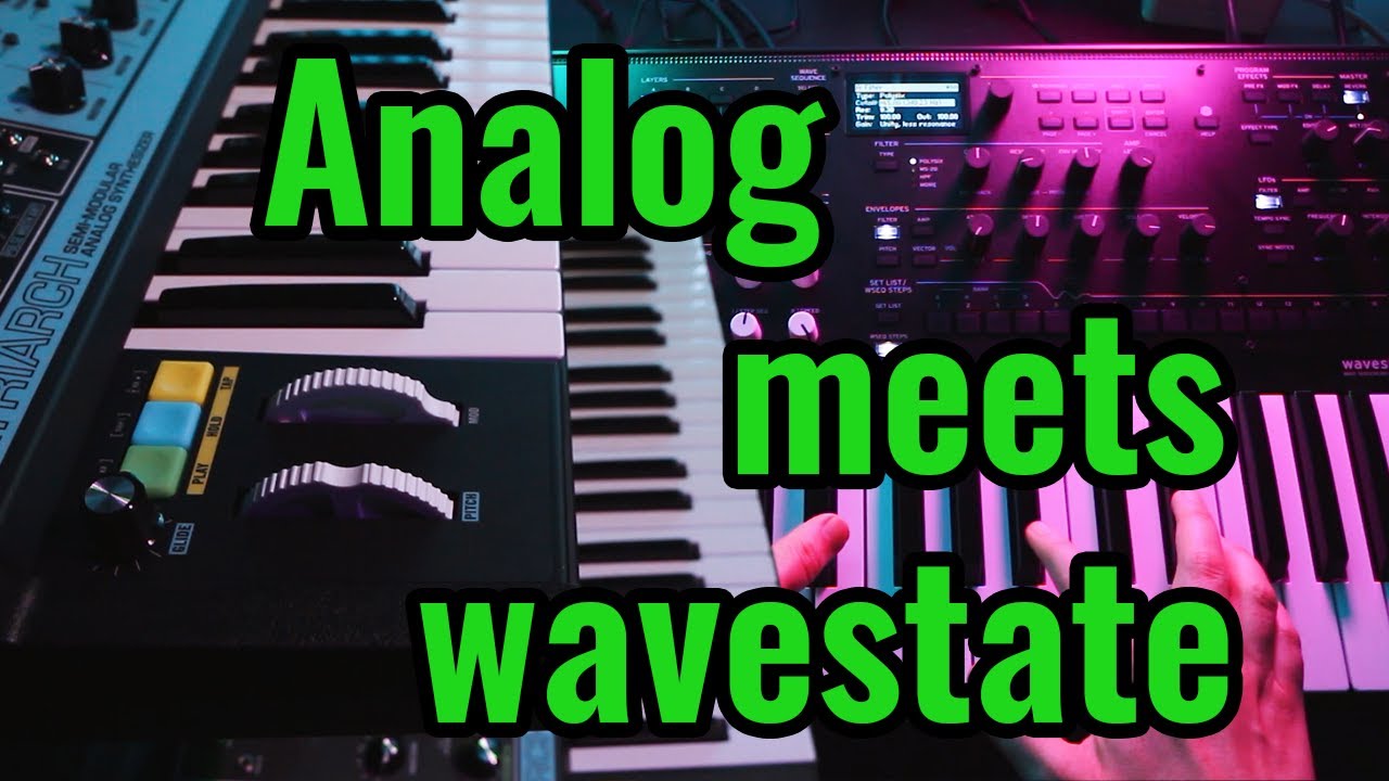 KORG Wavestate 2.0 - Using Moog Matriarch multisamples!