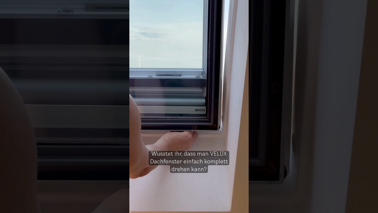 VELUX Dachfenster putzen #hack