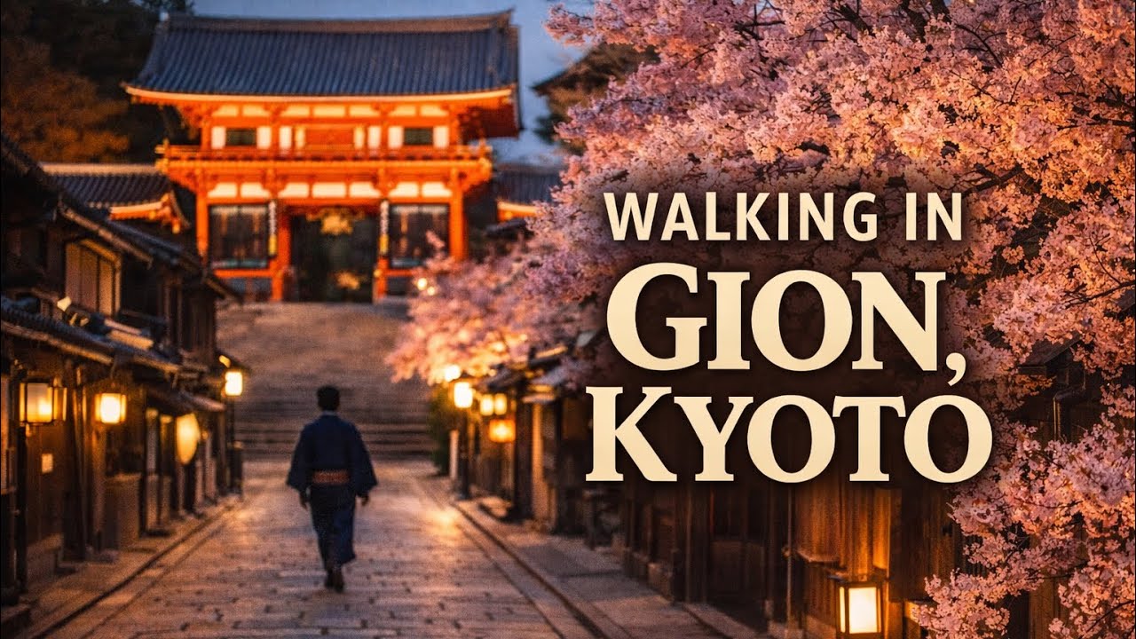 【GION:The city where I worked】Walking Through Gion, Kyoto | Yasaka Shrine & Hanami Koji