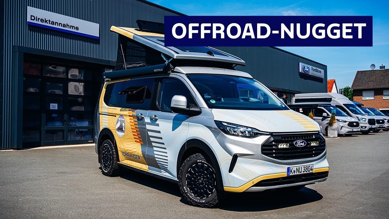 Ford Nugget | Offroad-Umbau für das nächste Camping-Abenteuer | Ford Deutschland