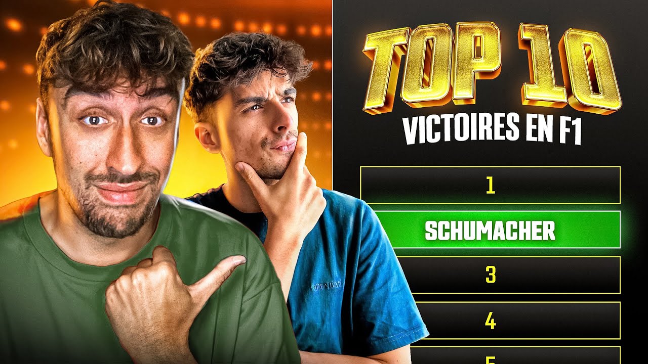 ON DEVINE LE TOP 10 DES RECORDS F1