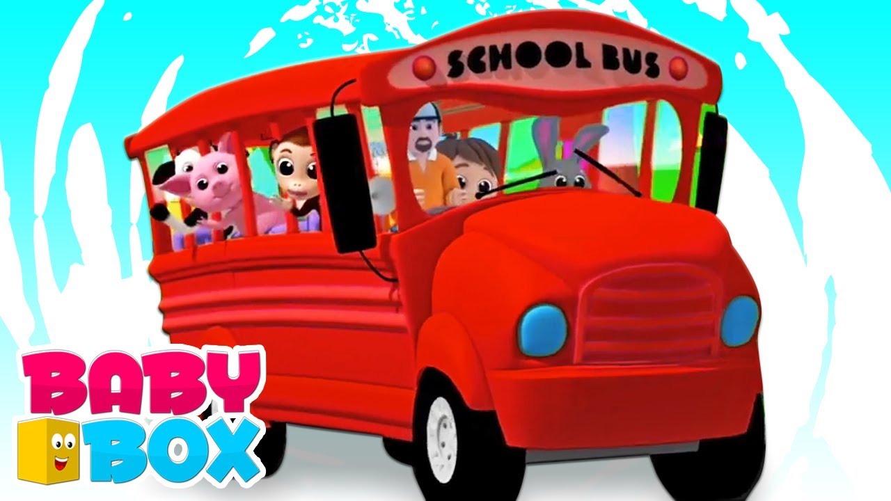 Ruote sull'autobus | Filastrocche | Musica per bambini | Baby Box Italiano | Cartoni animati
