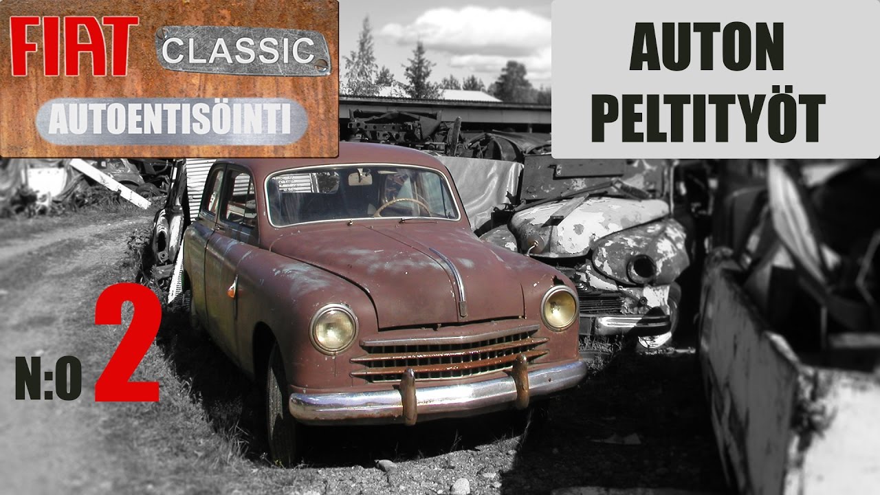 Entisöintisarja - Auton peltityö 2