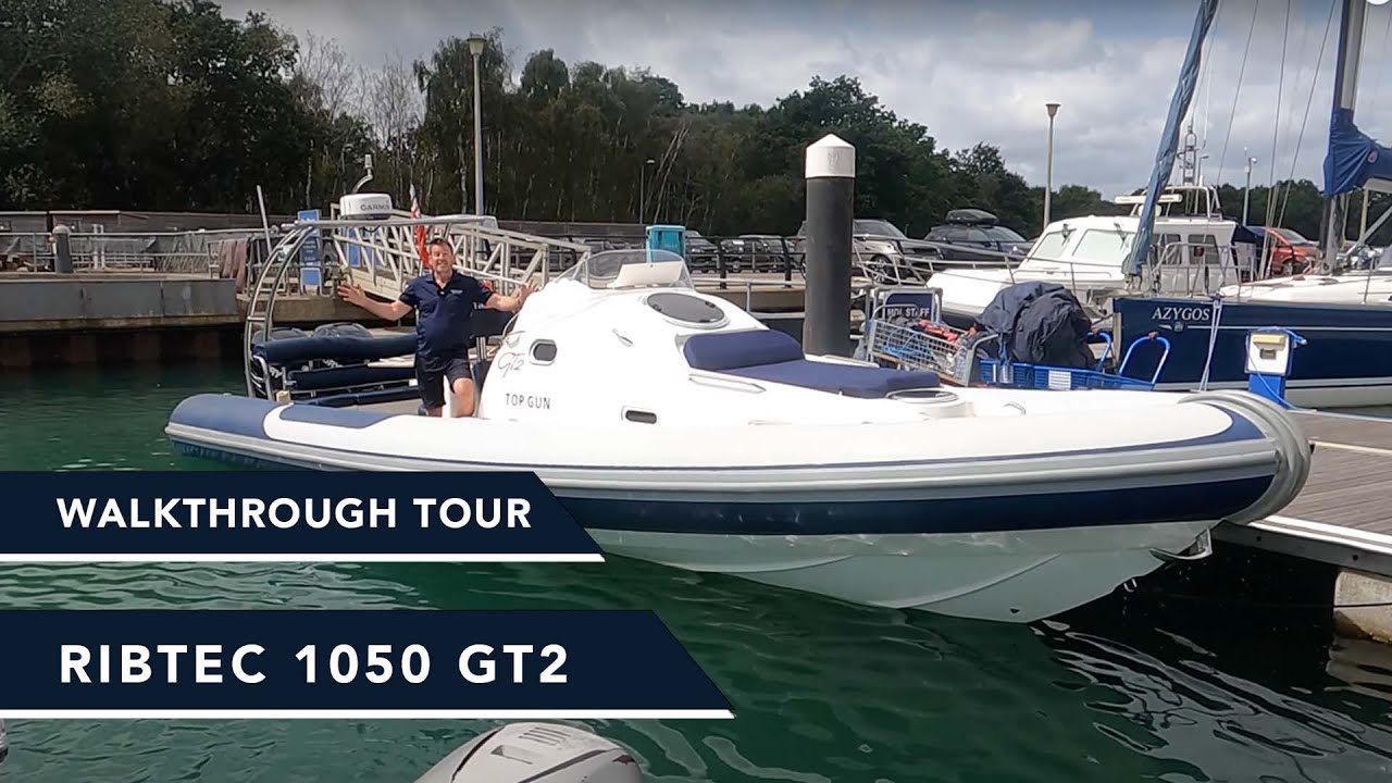 Ribtec 1050 GT2 - Walkthrough Tour - A great rib that can easily tackle the waves with accommodation