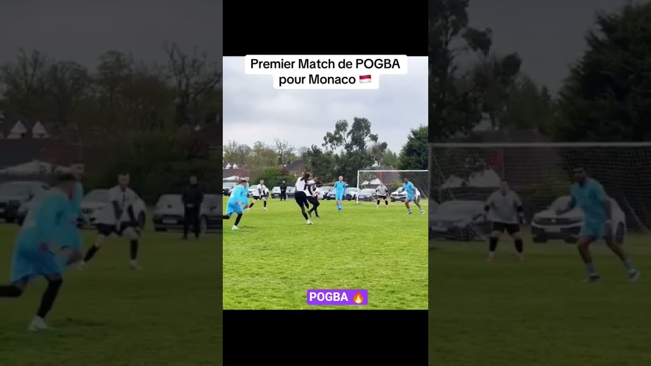 Premier Match de Paul POGBA pour Monaco. #paris #monaco #paulpogba #football