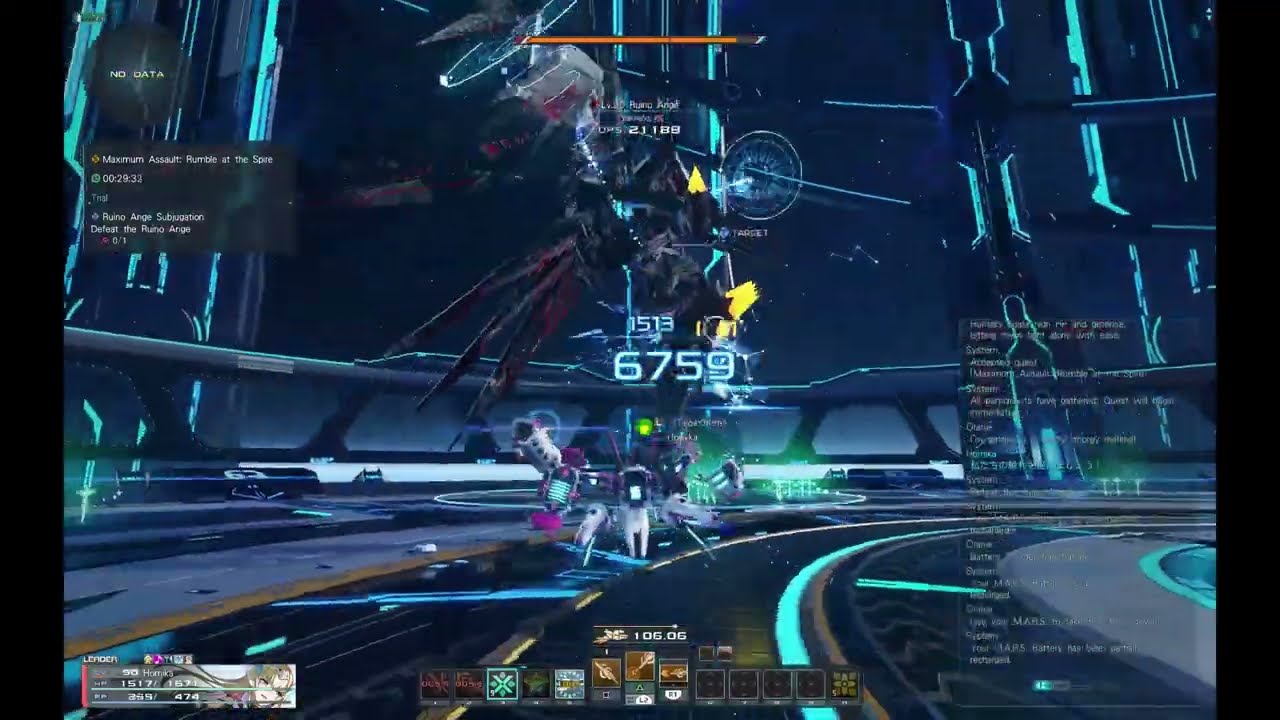 【PSO2NGS】極点の総火力戦/Polaris Firefight - Scylla/Hydra (3:48)