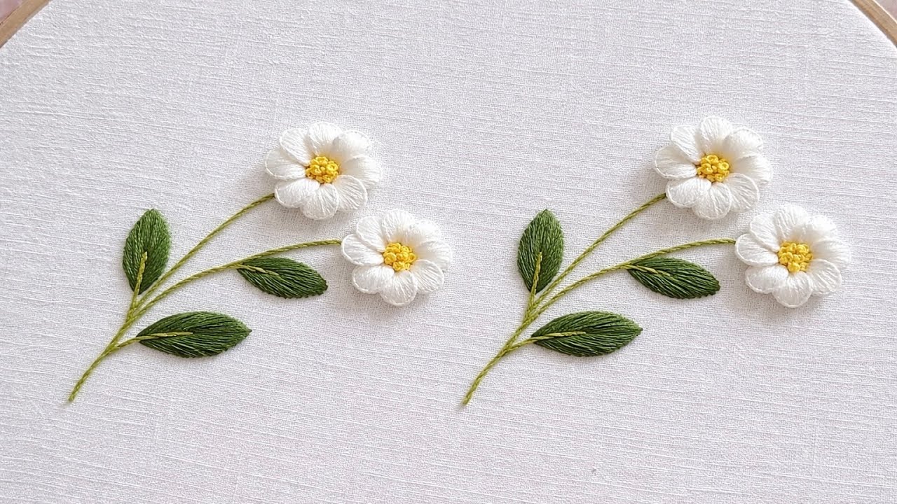 Latest embroidery flower design ✿hand embroidery design|embroidery design