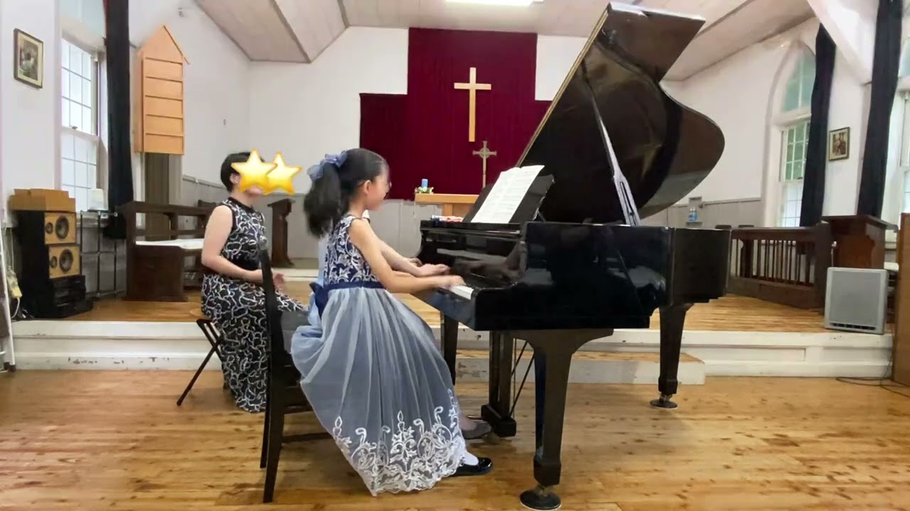 2025年ピアノ発表会（小学校5年生）連弾ドリー組曲op.56よりスペイン風の踊り/ドビュッシー
