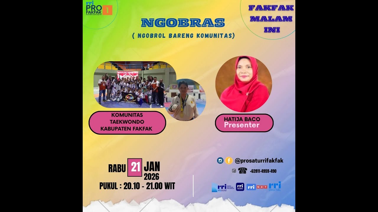 Fakfak Malam Ini, Ngobras (Rabu, 21 Januari 2026)