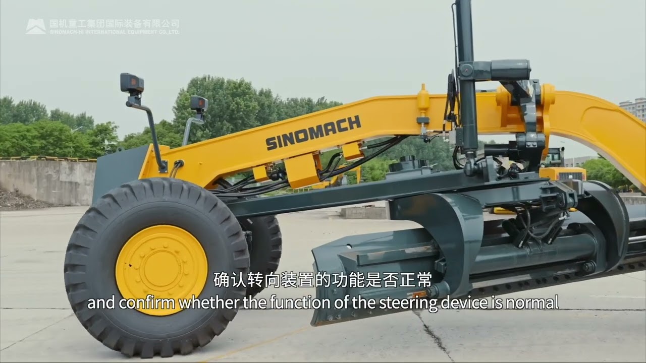 SINOMACH MOTOR GRADER 732T-5 OPERATING AND MAINTENANCE MANUAL