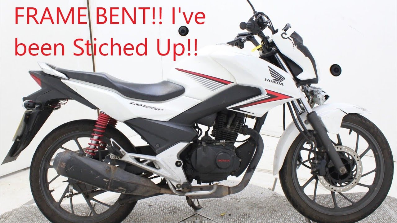 Изогнутая рама Honda CB125F провал