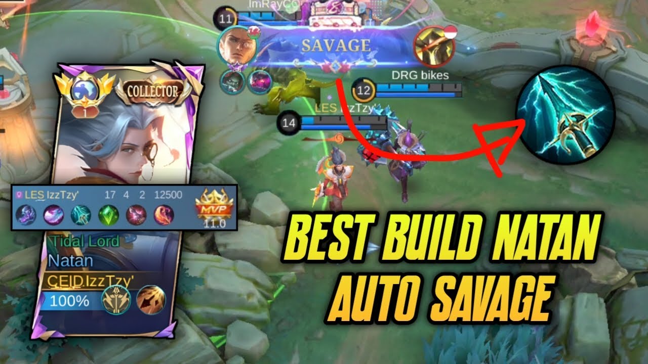 NATAN BEST BUILD AUTO SAVAGE - BEST BUILD NATAN SAVAGE - NATAN TOP GLOBAL GAMEPLAY - NATAN SAVAGE