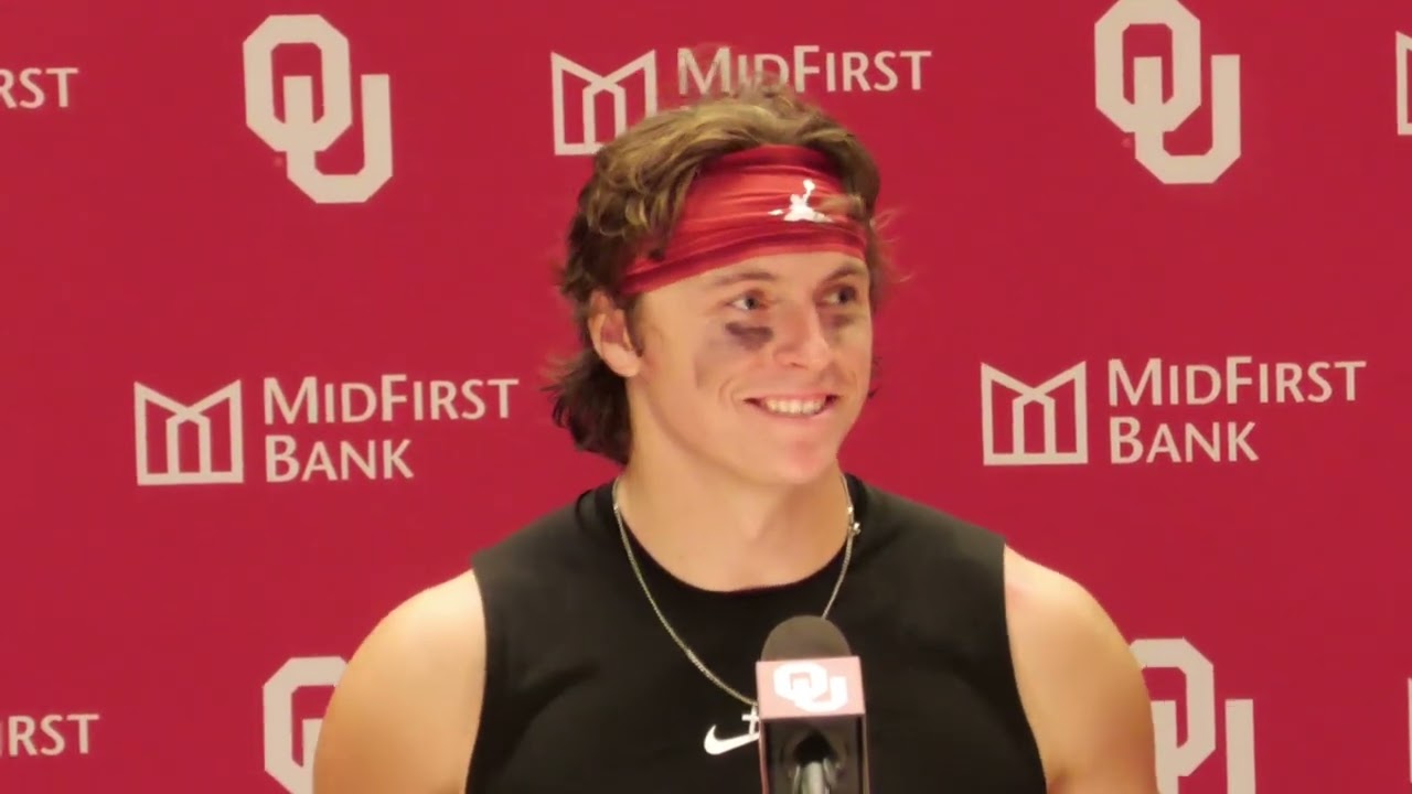 Oklahoma Football: QB John Mateer postgame interview