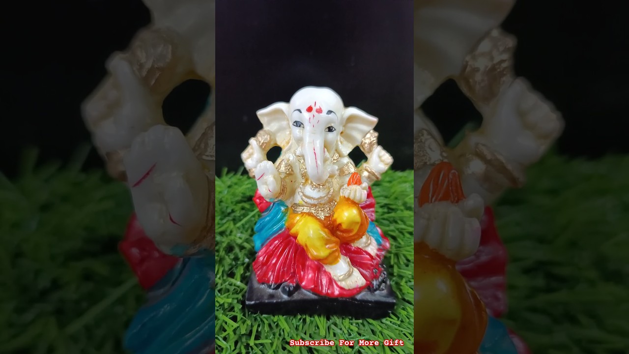 Mini Ganesh Statue Gift Car Dashboard Gift #viral #giftitems #hindustatue #trending #ganapathi #art