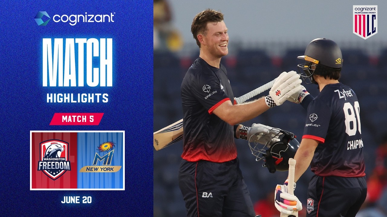 Cognizant Match Highlights | Washington Freedom vs MI New York | Match #5