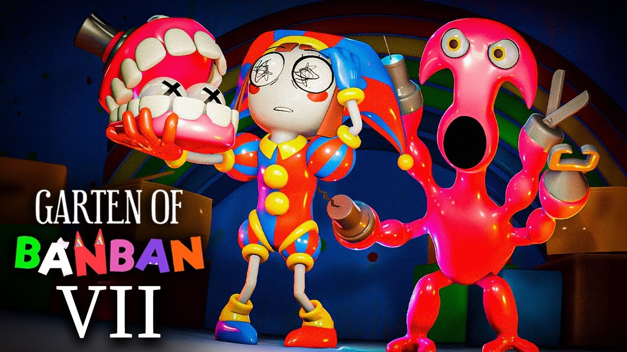 Garten of Banban 7 - ALL NEW BOSSES + DIGITAL CIRCUS + Poppy Playtime (Gameplay 