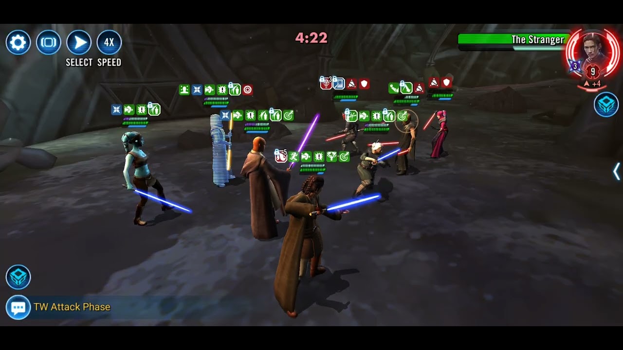 TW Counter | JMMW (no omicrons) vs Stranger (w/low star Maul)