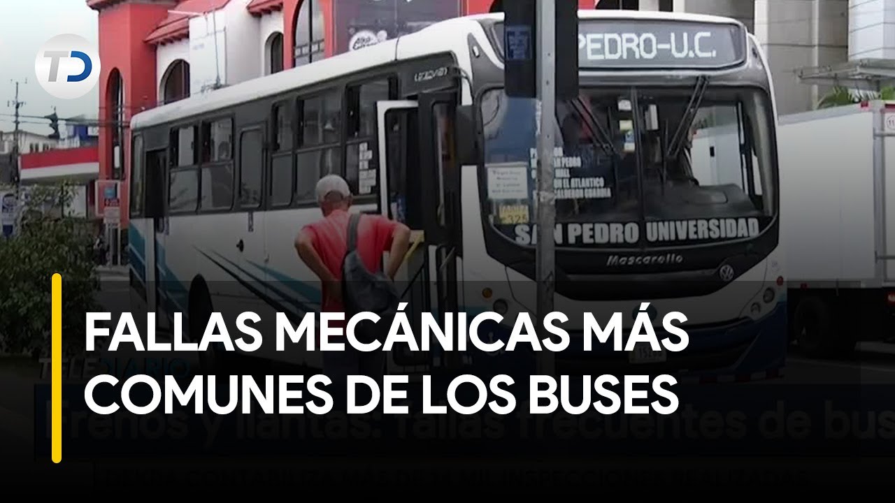 Estas son las fallas mec&aacute;nicas m&aacute;s comunes de los buses