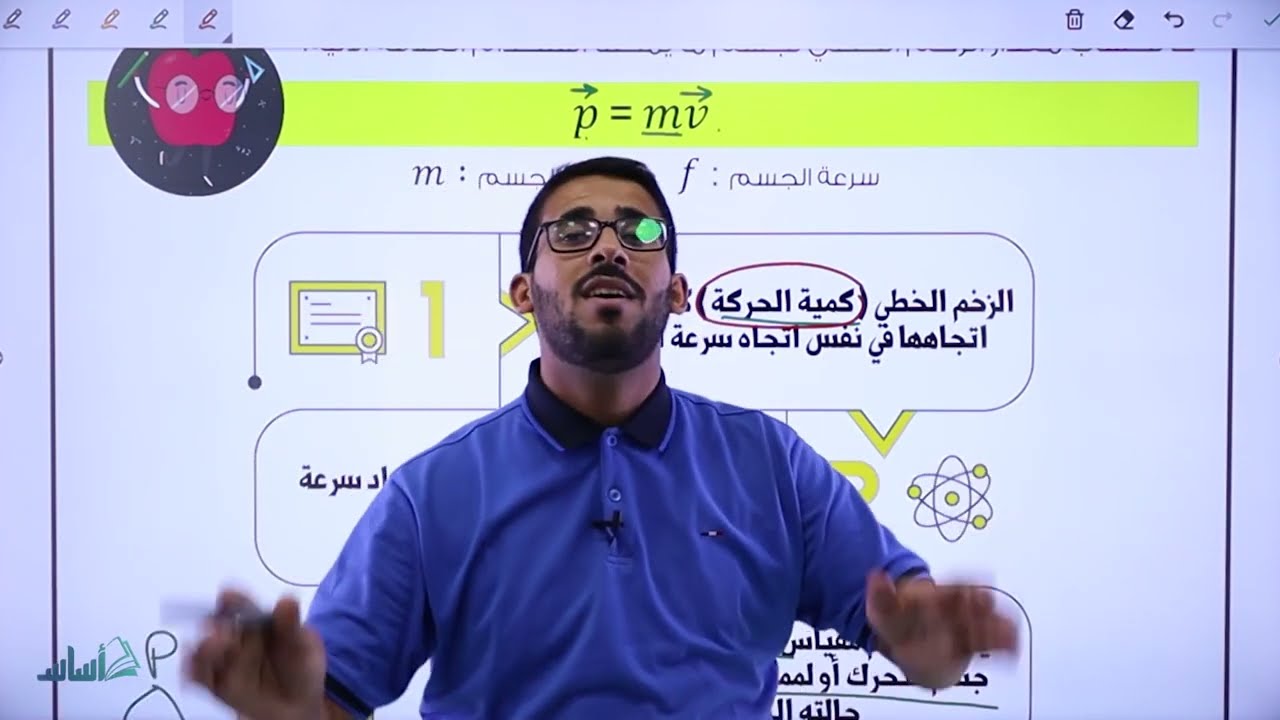 الزخم الخطي والدفع - القسم الأول (1) || فيزياء التوجيهي - المنهاج الجديد جيل 2005 || (01)