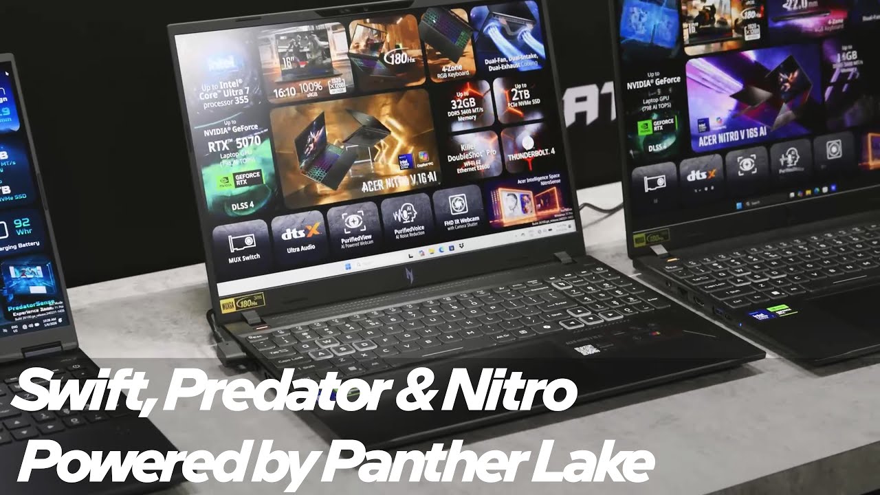 Acer x Intel at CES 2026: New Laptops w/ Intel Core Ultra Series 3 | Talking Tech | Intel Technology