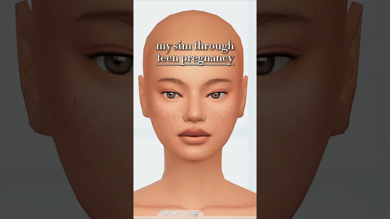my sim through TEEN PREGNANCY!😳 cr: @LybraOfficial  #sims4 #thesims4 #sims #shorts