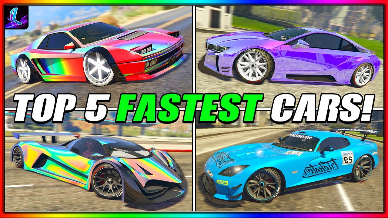 TOP 5 FASTEST CARS IN GTA 5 ONLINE! (UPDATED)