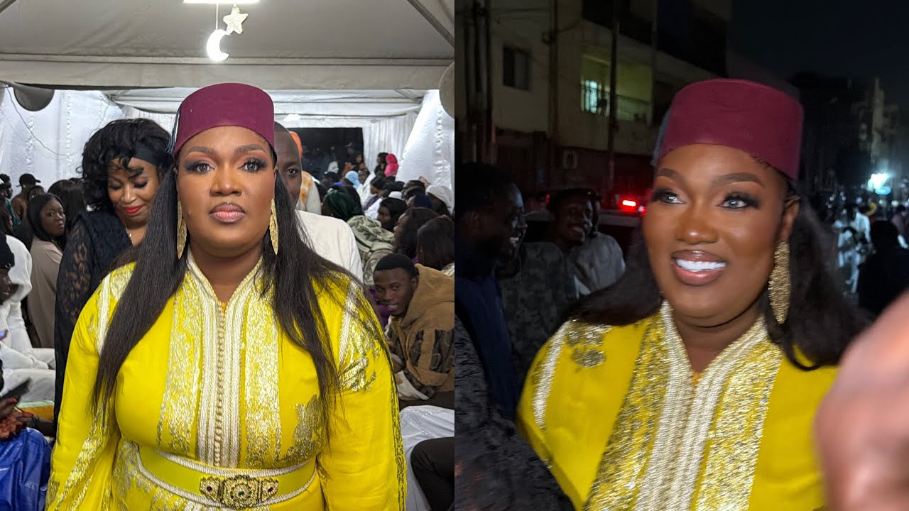 Bijou ngoné débarque au thiante de cheikh mbackewally et cré un embouteillage