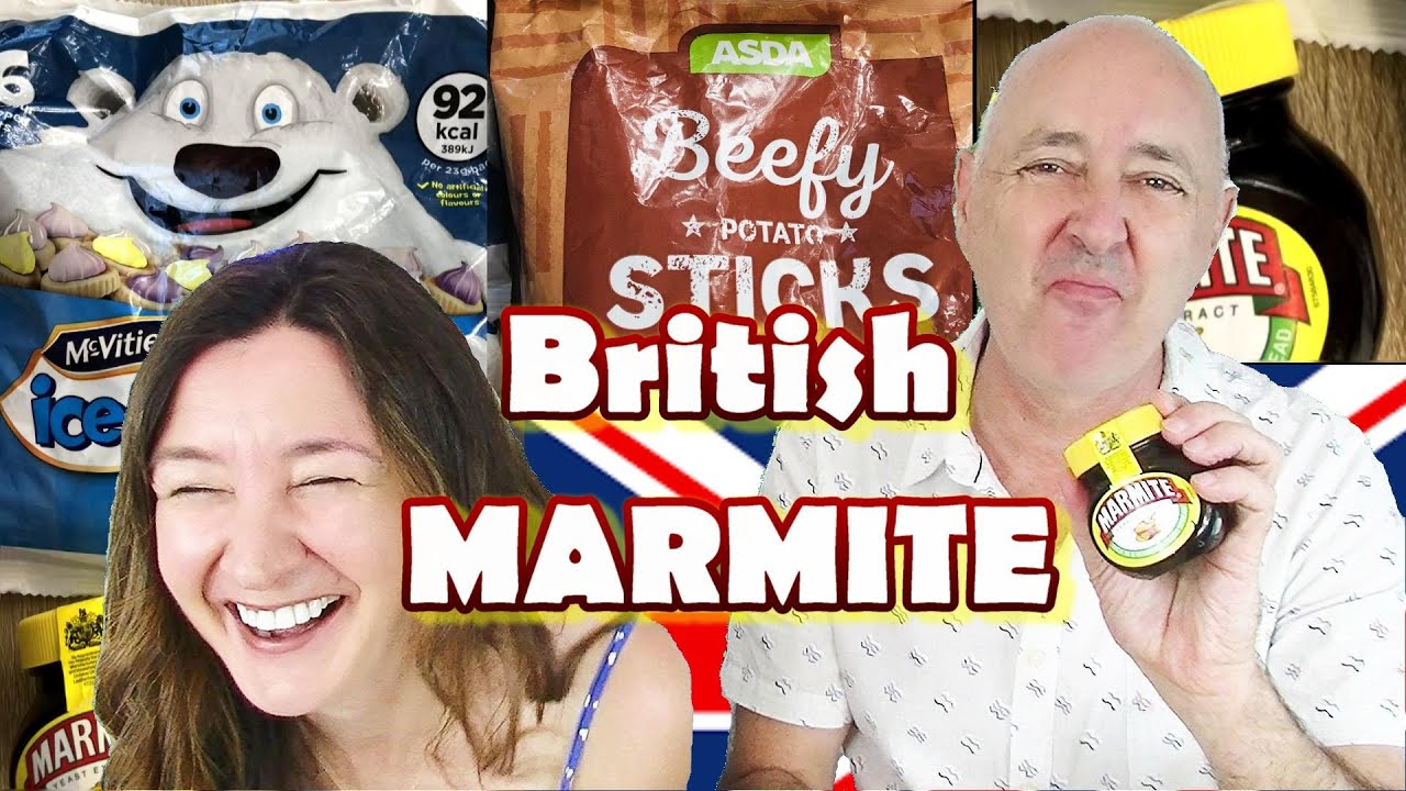 British Taste Test Marmite Beefy Sticks and Little Gems